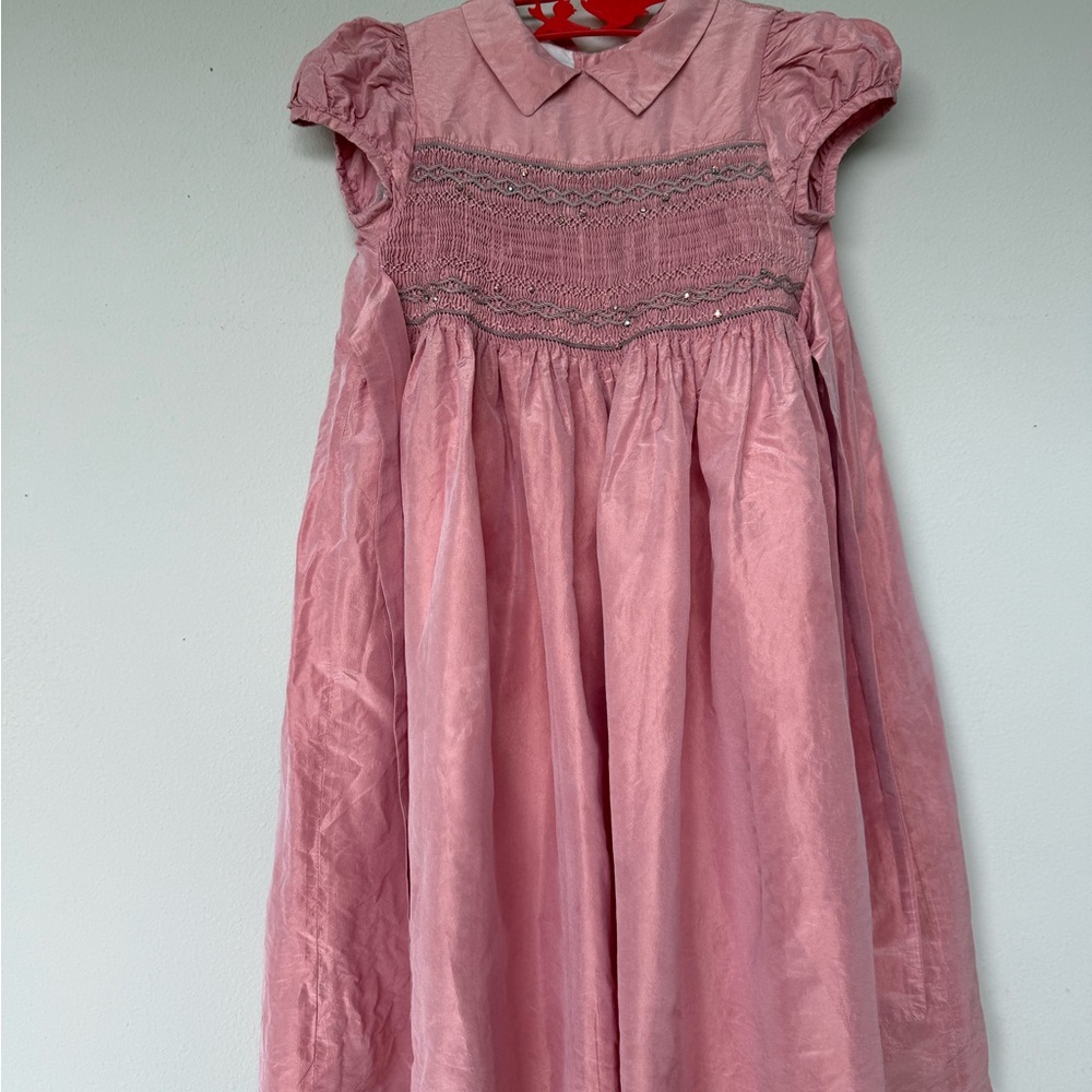 Bonpoint Kids Dress with Lace Detail